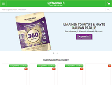 Tablet Screenshot of hyvinvoinnin.fi